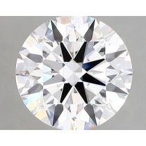 Lab Created 2.14 Carat D-VVS2 Round Diamond