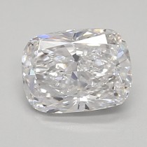 Lab Created 0.93 Carat D-VS1 Cushion Cut Diamond