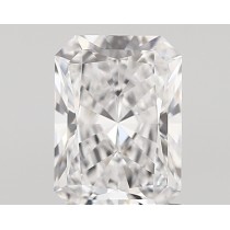 Lab Created 1.44 Carat D-VVS2 Radiant Cut Diamond