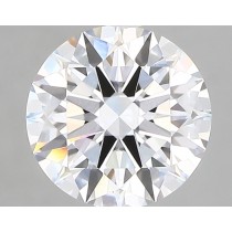 Lab Created 2.15 Carat D-VVS2 Round Diamond