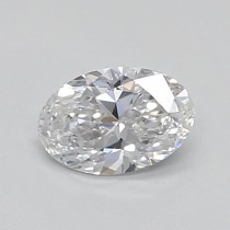 Lab Created 0.32 Carat D-VVS2 Oval Diamond