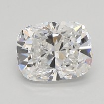 Lab Created 0.97 Carat E-VS1 Cushion Cut Diamond