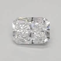 Lab Created 0.51 Carat D-VVS1 Radiant Cut Diamond