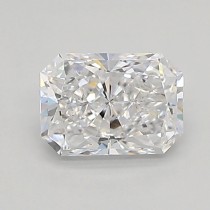 Lab Created 0.76 Carat D-VS1 Radiant Cut Diamond
