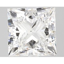 Lab Created 2.98 Carat D-VVS2 Princess Cut Diamond