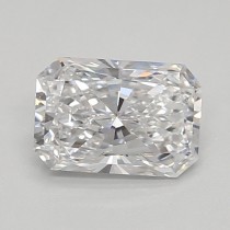 Lab Created 0.76 Carat D-VS1 Radiant Cut Diamond