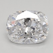 Lab Created 0.97 Carat D-VS1 Cushion Cut Diamond