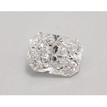 Lab Created 0.53 Carat D-VVS1 Radiant Cut Diamond