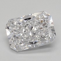 Lab Created 0.77 Carat D-VS2 Radiant Cut Diamond