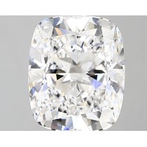Lab Created 3.00 Carat D-VS2 Cushion Cut Diamond