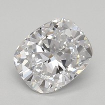 Lab Created 0.93 Carat D-VS1 Cushion Cut Diamond
