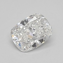 Lab Created 0.39 Carat E-VVS1 Cushion Cut Diamond