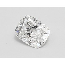 Lab Created 0.58 Carat D-VS2 Cushion Cut Diamond