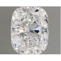 Lab Created 1.26 Carat D-VVS2 Cushion Cut Diamond Lab Created 1.26 Carat D-VVS2 Cushion Cut Diamond