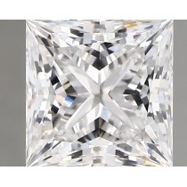 Lab Created 1.22 Carat D-VS1 Princess Cut Diamond