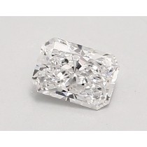 Lab Created 0.80 Carat D-VVS2 Radiant Cut Diamond