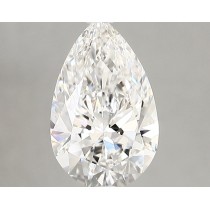 Lab Created 1.59 Carat D-VS1 Pear Shaped Diamond