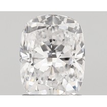 Lab Created 1.22 Carat D-VVS1 Cushion Cut Diamond