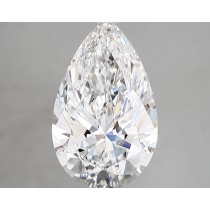 Lab Created 2.36 Carat D-VS1 Pear Shaped Diamond Lab Created 2.36 Carat D-VS1 Pear Shaped Diamond