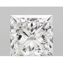 Lab Created 1.21 Carat D-VVS2 Princess Cut Diamond