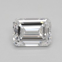 Lab Created 0.67 Carat D-VVS2 Emerald Cut Diamond Lab Created 0.67 Carat D-VVS2 Emerald Cut Diamond