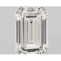 Lab Created 1.66 Carat D-VVS2 Emerald Cut Diamond