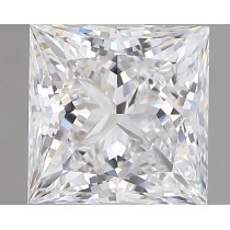Lab Created 1.44 Carat D-VS1 Princess Cut Diamond