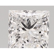 Lab Created 1.54 Carat D-VVS2 Princess Cut Diamond