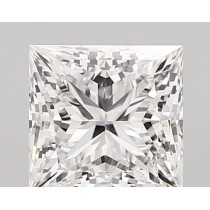 Lab Created 1.42 Carat D-VS2 Princess Cut Diamond