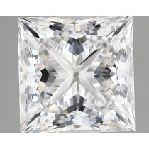 Lab Created 1.21 Carat D-VVS2 Princess Cut Diamond