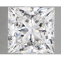 Lab Created 2.38 Carat E-VVS2 Princess Cut Diamond