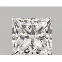 Lab Created 1.34 Carat D-VVS2 Princess Cut Diamond