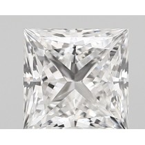 Lab Created 1.42 Carat D-VVS1 Princess Cut Diamond