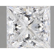 Lab Created 1.31 Carat D-VVS2 Princess Cut Diamond