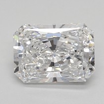 Lab Created 0.97 Carat D-VS1 Radiant Cut Diamond