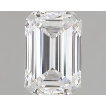 Lab Created 1.42 Carat D-VS1 Emerald Cut Diamond