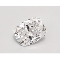 Lab Created 0.56 Carat D-VVS2 Cushion Cut Diamond