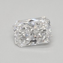 Lab Created 0.43 Carat D-VS1 Radiant Cut Diamond