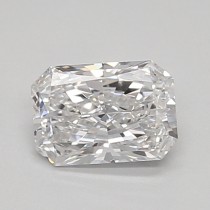 Lab Created 0.47 Carat D-VVS1 Radiant Cut Diamond