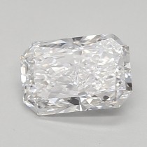 Lab Created 0.80 Carat D-VVS2 Radiant Cut Diamond