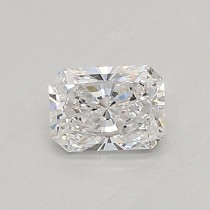 Lab Created 0.40 Carat D-VVS2 Radiant Cut Diamond