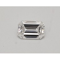 Lab Created 0.33 Carat E-VVS1 Emerald Cut Diamond