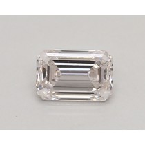 Lab Created 0.43 Carat G-IF Emerald Cut Diamond Lab Created 0.43 Carat G-IF Emerald Cut Diamond