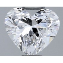 0.57 Carat D-SI2 Heart Shaped Natural Diamond