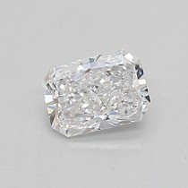 Lab Created 0.37 Carat D-VS1 Radiant Cut Diamond