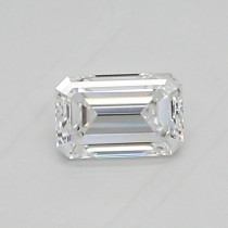 Lab Created 0.38 Carat D-VVS1 Emerald Cut Diamond Lab Created 0.38 Carat D-VVS1 Emerald Cut Diamond