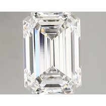 Lab Created 1.39 Carat D-VS1 Emerald Cut Diamond