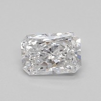 Lab Created 0.32 Carat D-VS2 Radiant Cut Diamond