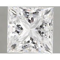 Lab Created 1.83 Carat D-VVS2 Princess Cut Diamond Lab Created 1.83 Carat D-VVS2 Princess Cut Diamond