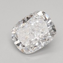 Lab Created 0.84 Carat D-VS1 Cushion Cut Diamond